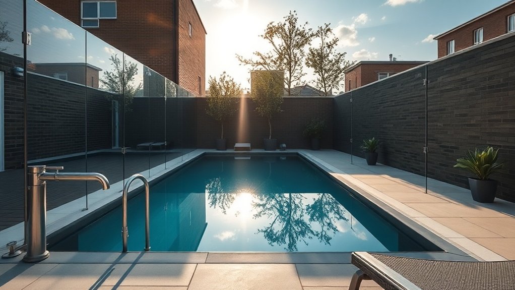 Pool Glass Fencing St John's Wood