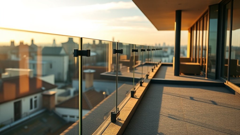 Terrace Glass Balustrades St John's Wood